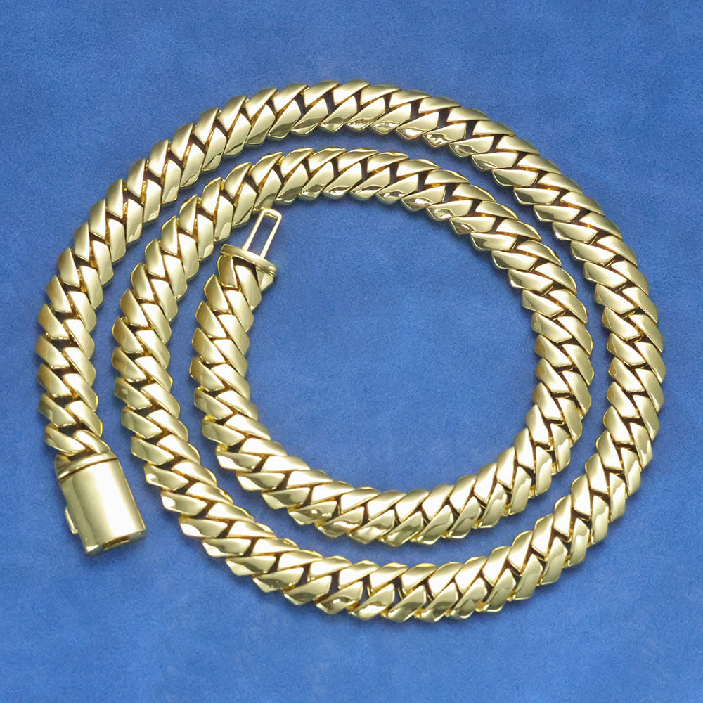 12mm miami cuban link chain
