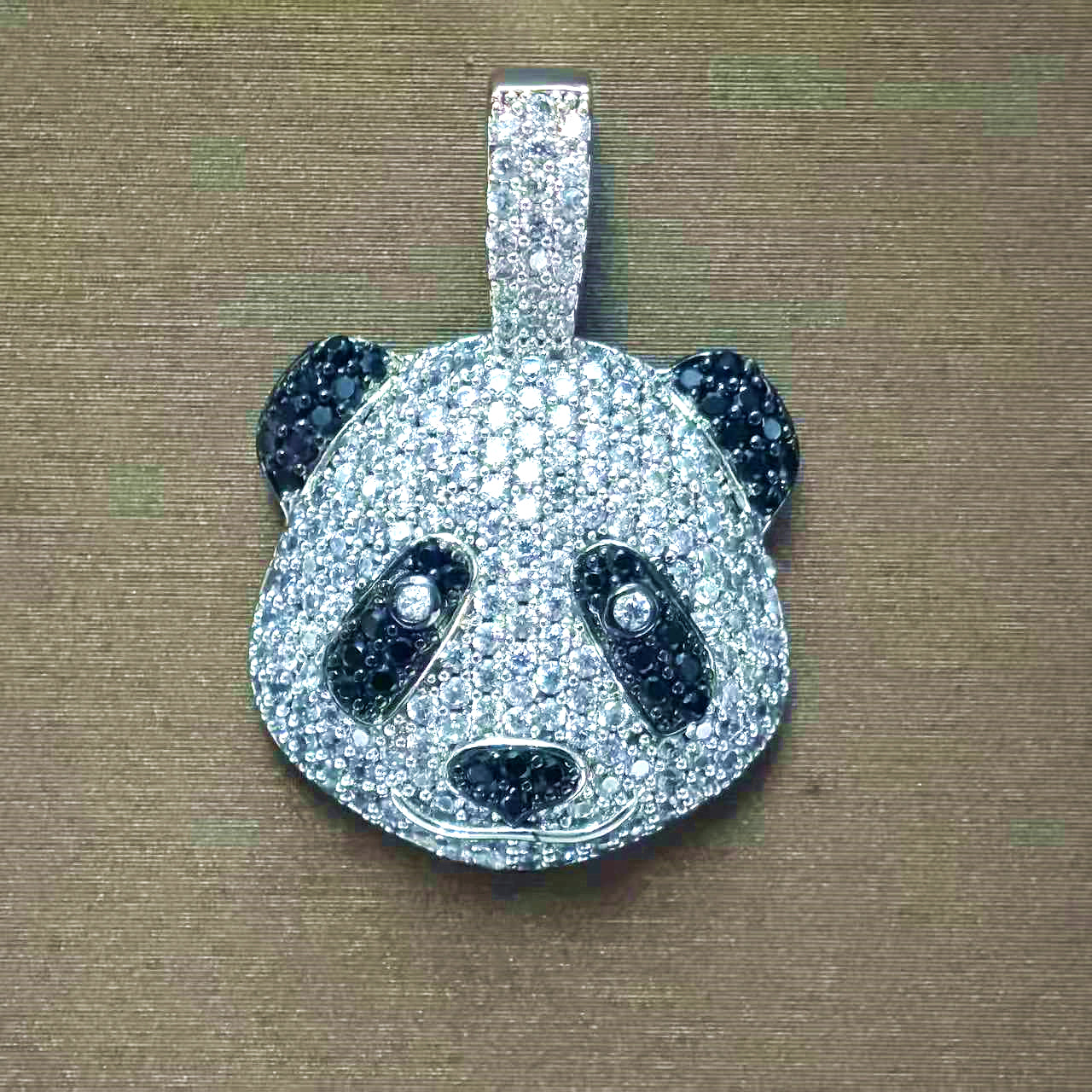 Diamond Iced Out Panda Pendant Mini