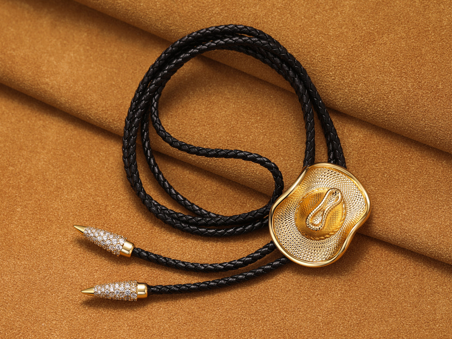 Adjustable Western Bolo Tie Necklace