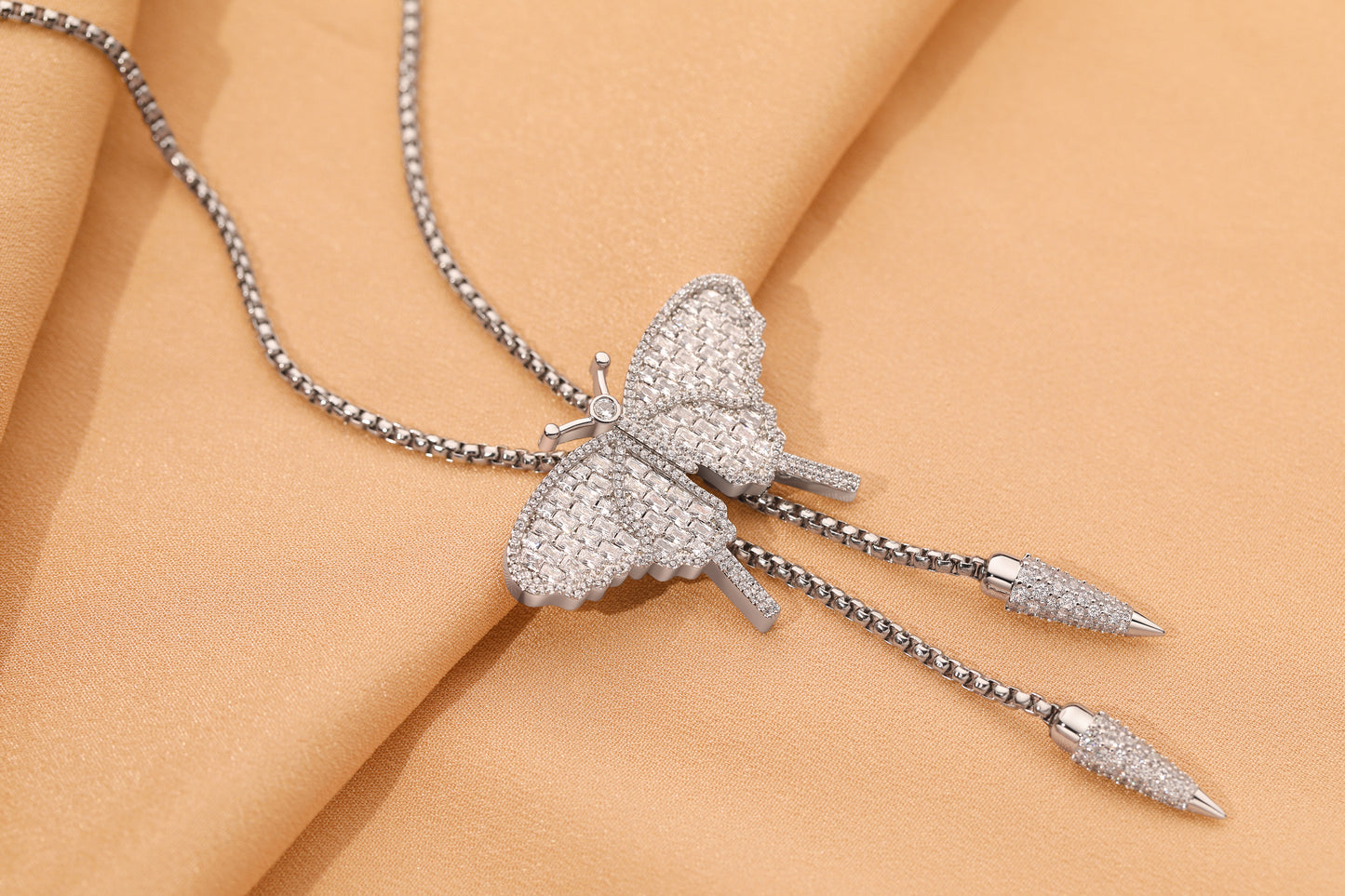 iced_out_butterfly_bolo_tie_necklace_white_gold