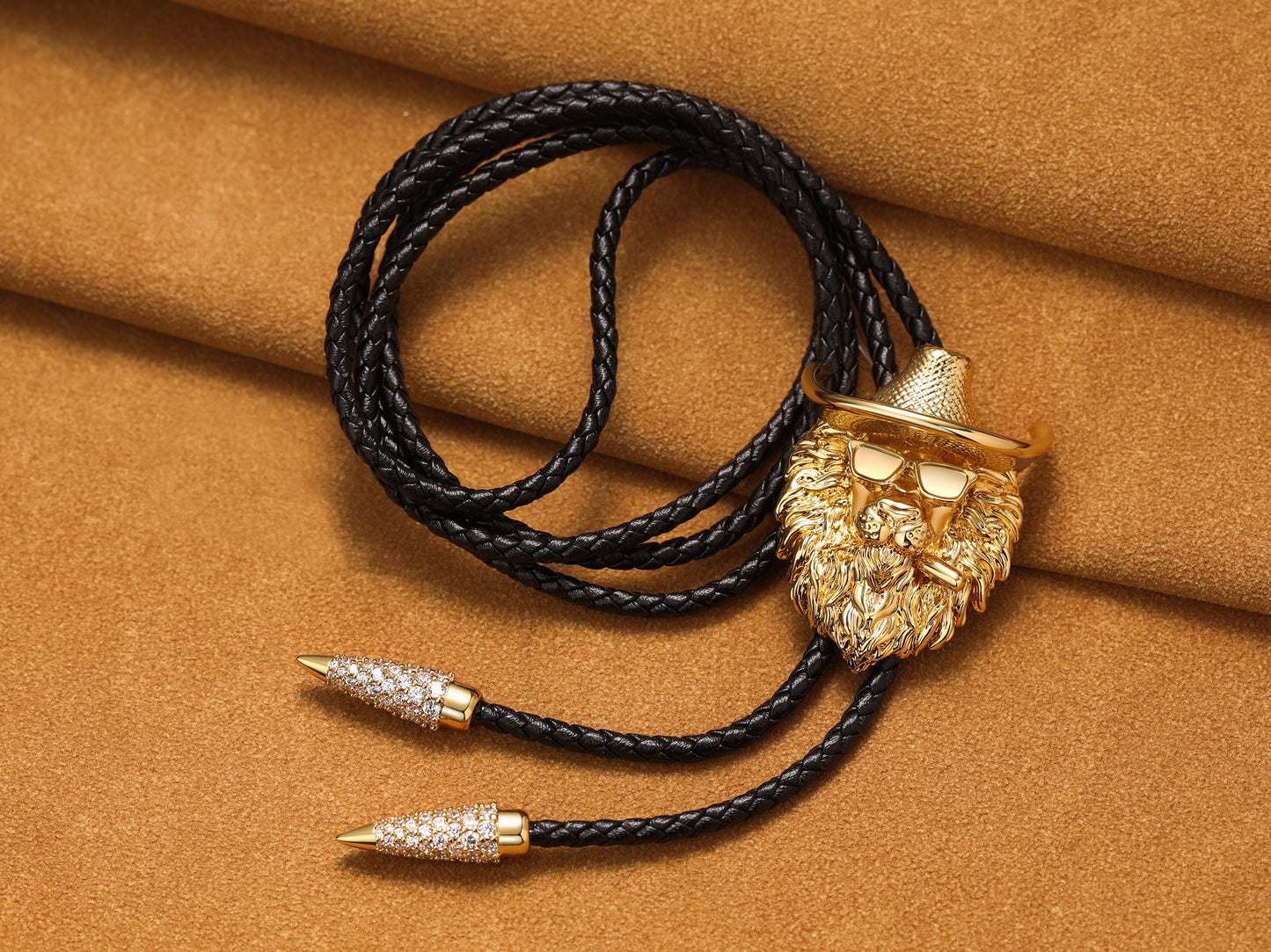 Adjustable Western Bolo Tie Necklace