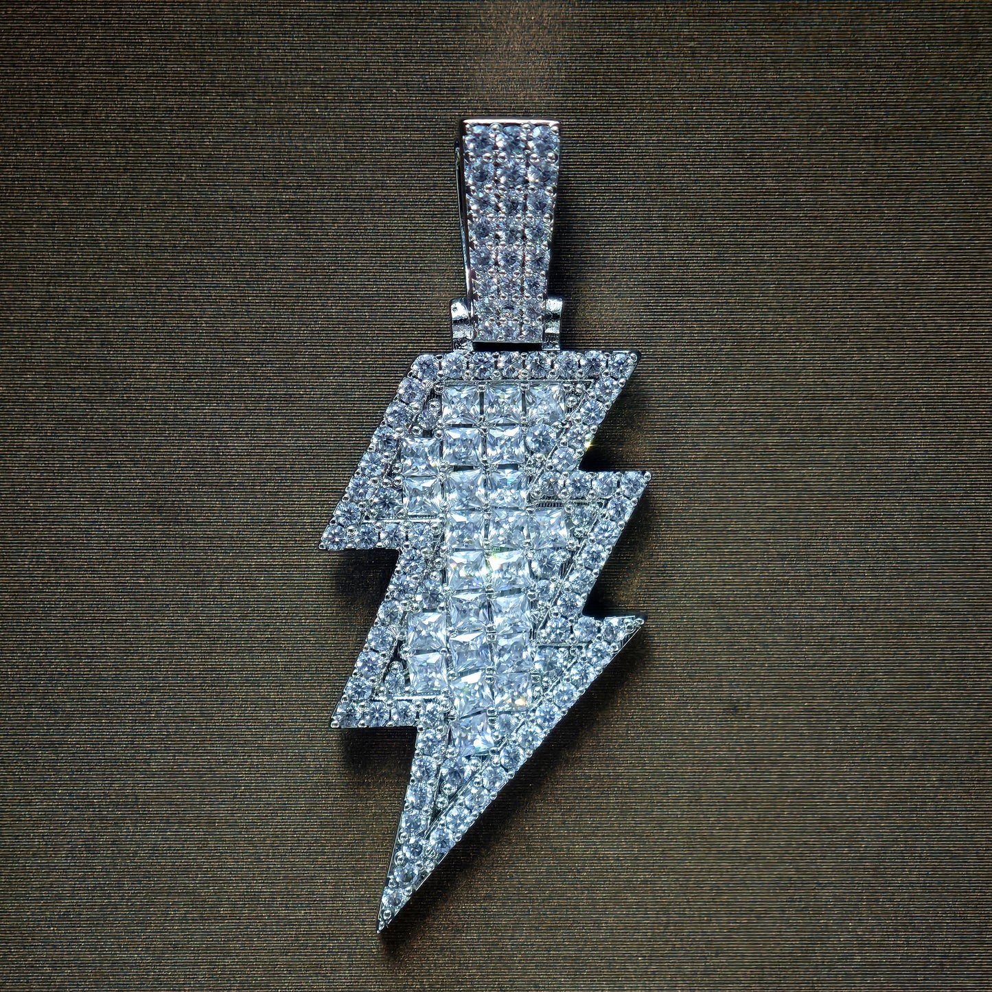 Baguette Lighting Bolt Pendant