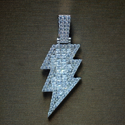 Baguette Lighting Bolt Pendant