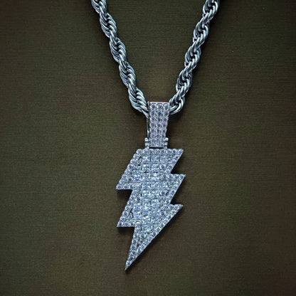 Baguette Lighting Bolt Pendant