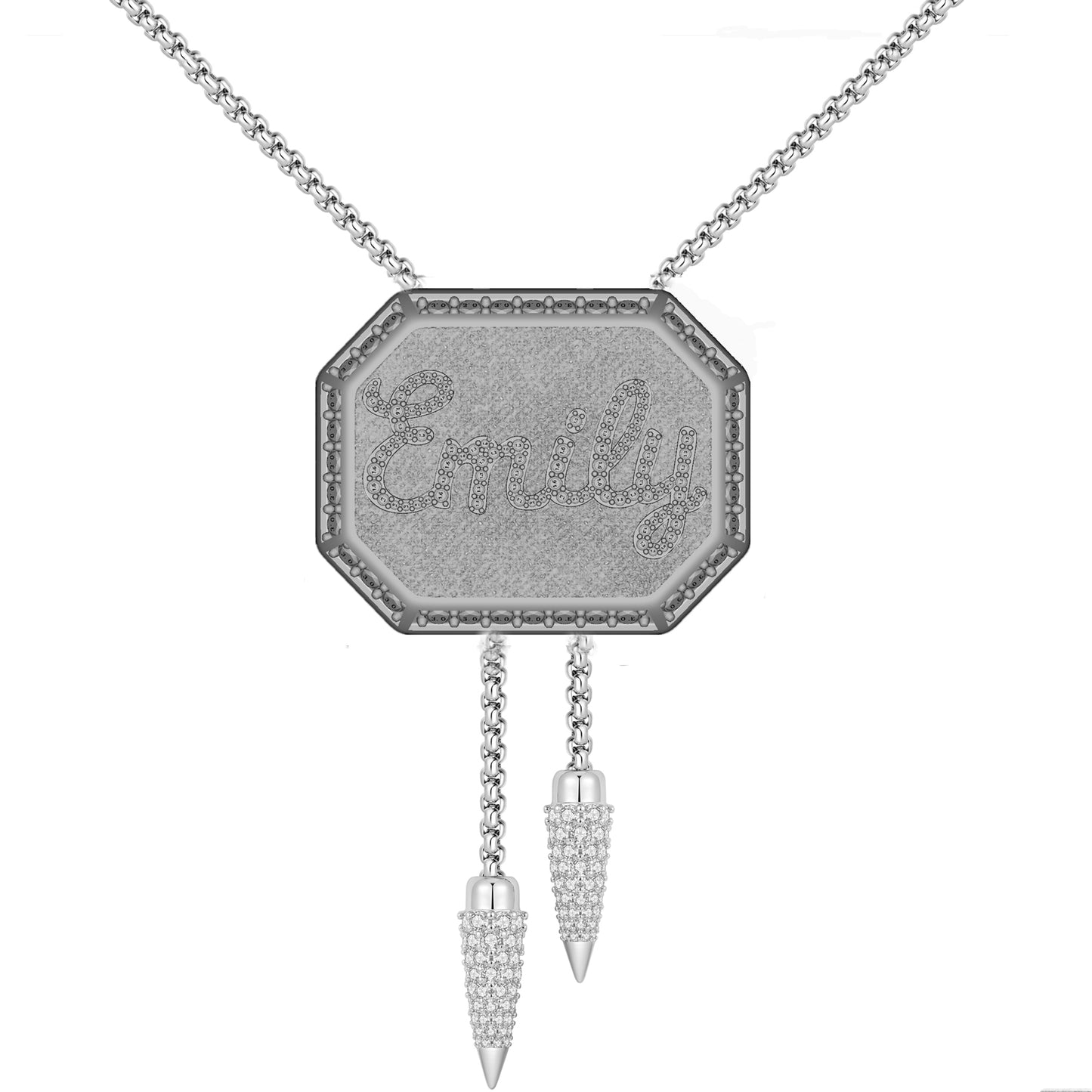 Custom Name Bolo Tie Necklace
