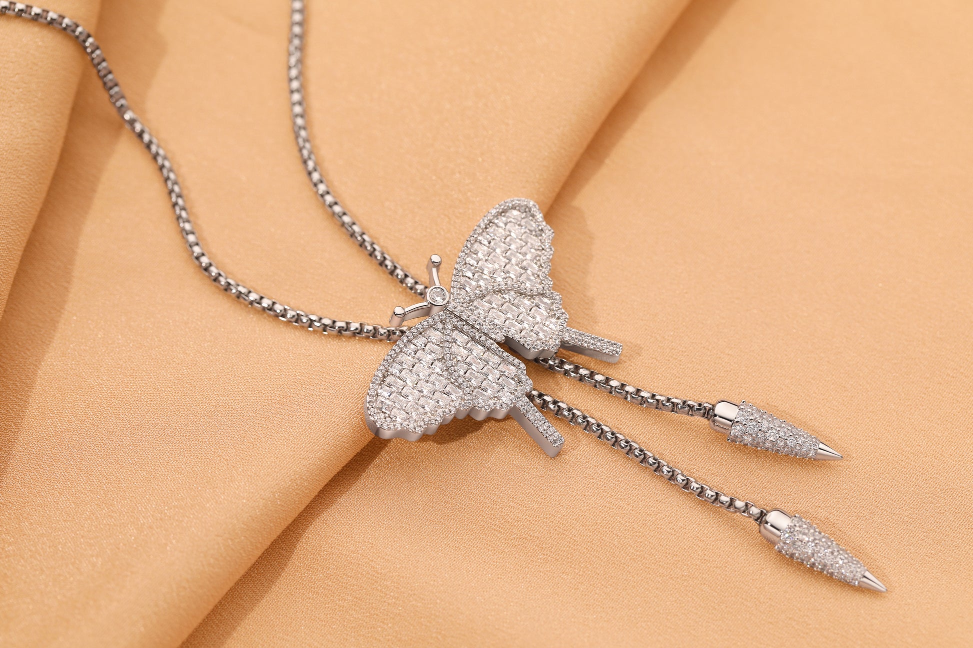 iced_out_butterfly_bolo_tie_necklace_white_gold
