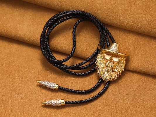 Adjustable Western Bolo Tie Necklace