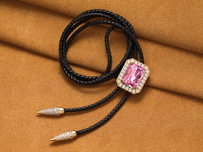 Adjustable Western Bolo Tie Necklace