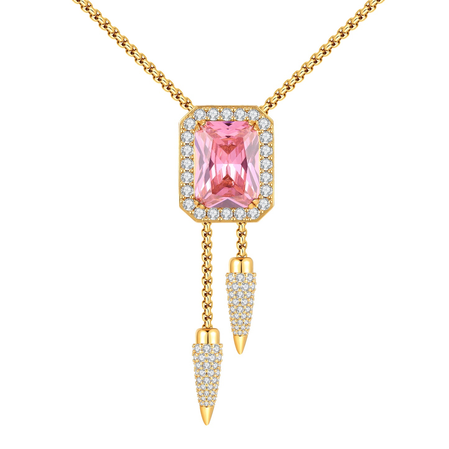 Ruby Cowboy Bolo Tie Necklace